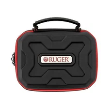 Allen Company Ruger Phoenix Lockable Hardshell Handgun Case 7” - Black/Red