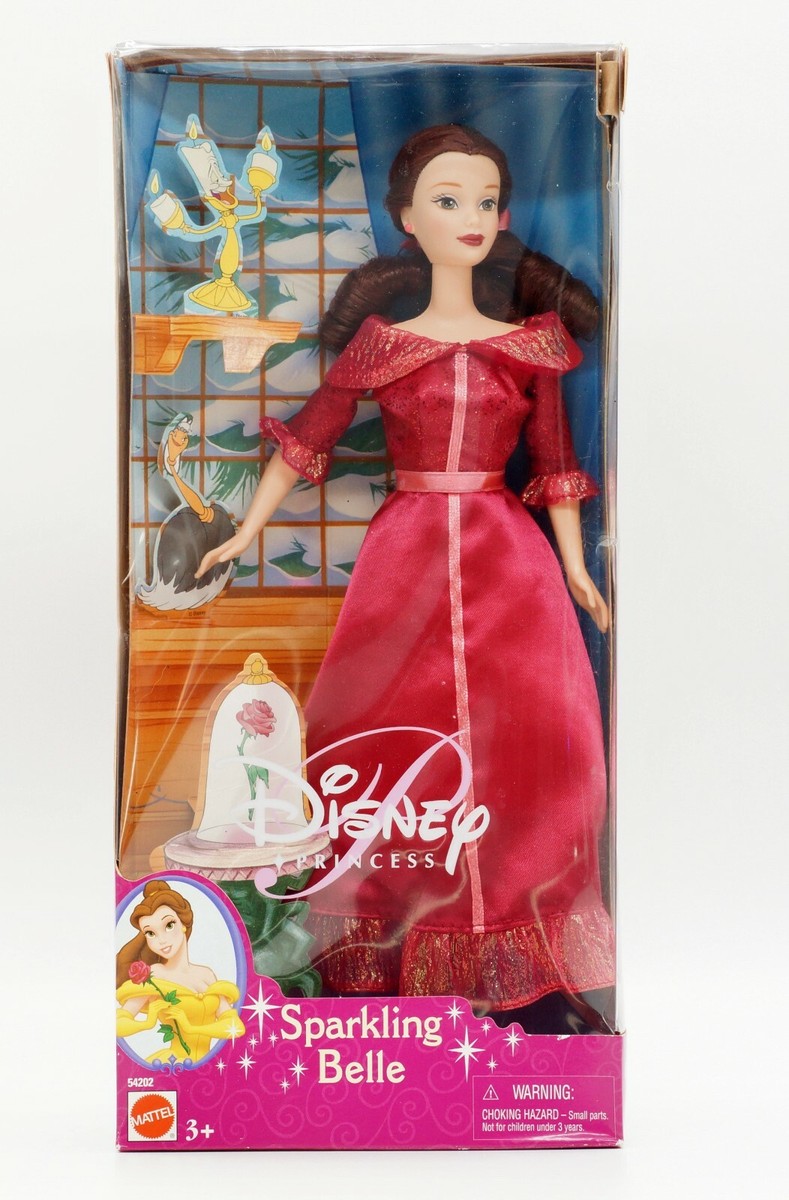 Vintage Disney Princess Sparkling Belle Barbie Doll (2001) New in box  Rare