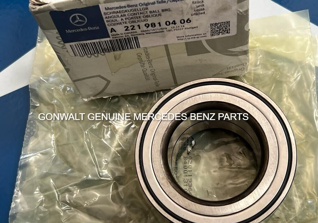 R Mercedes Benz GLK350 GLK250 2013-2015 Wheel Bearing OE