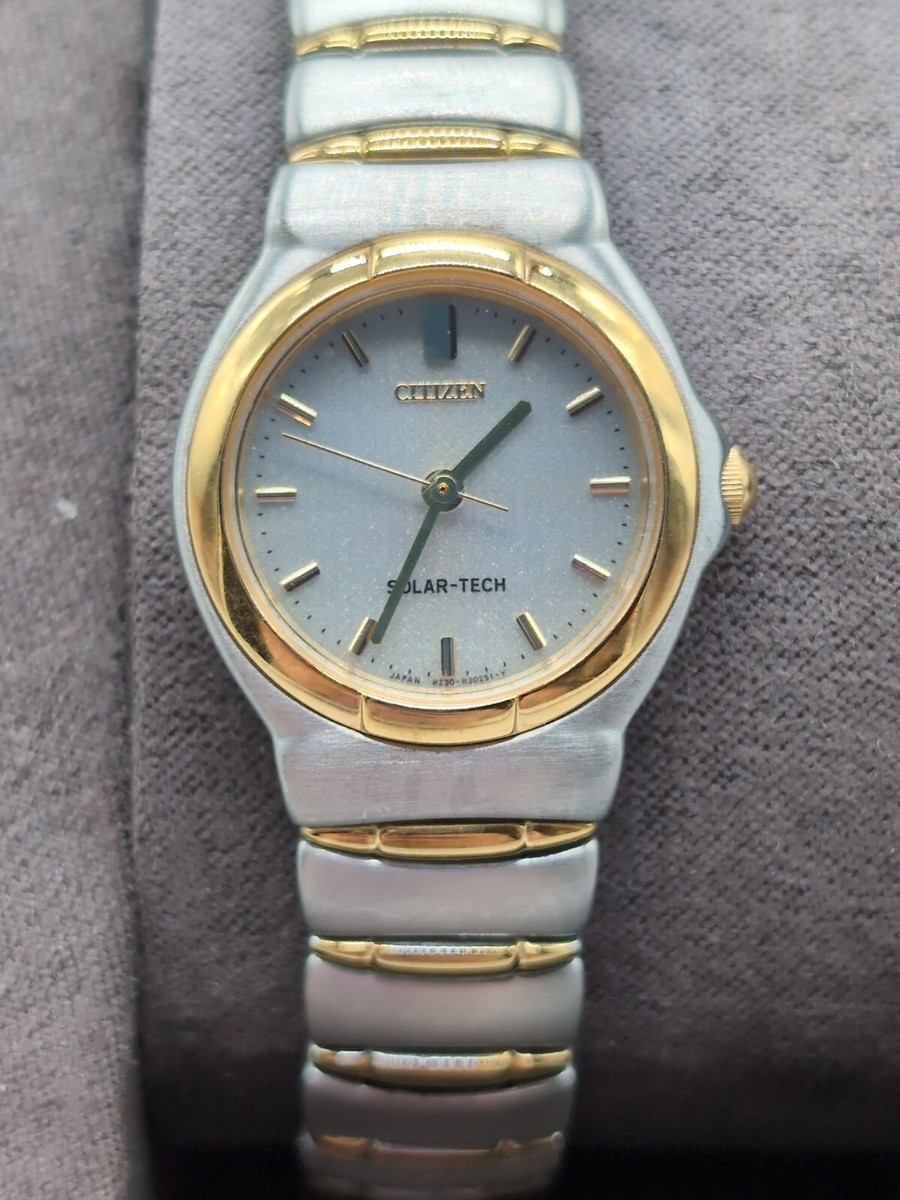 Citizen Eco-Drive Solar-Tech Two-Tone Women's Watch. B230