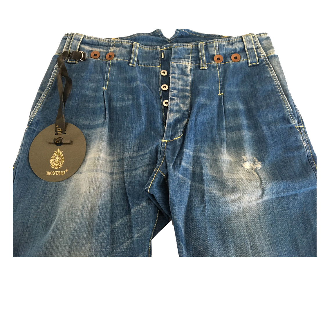 Men's Jeans DONDUP Percy Up 163 98%Cotton 2%Elastic Made IN Italy  Bottom