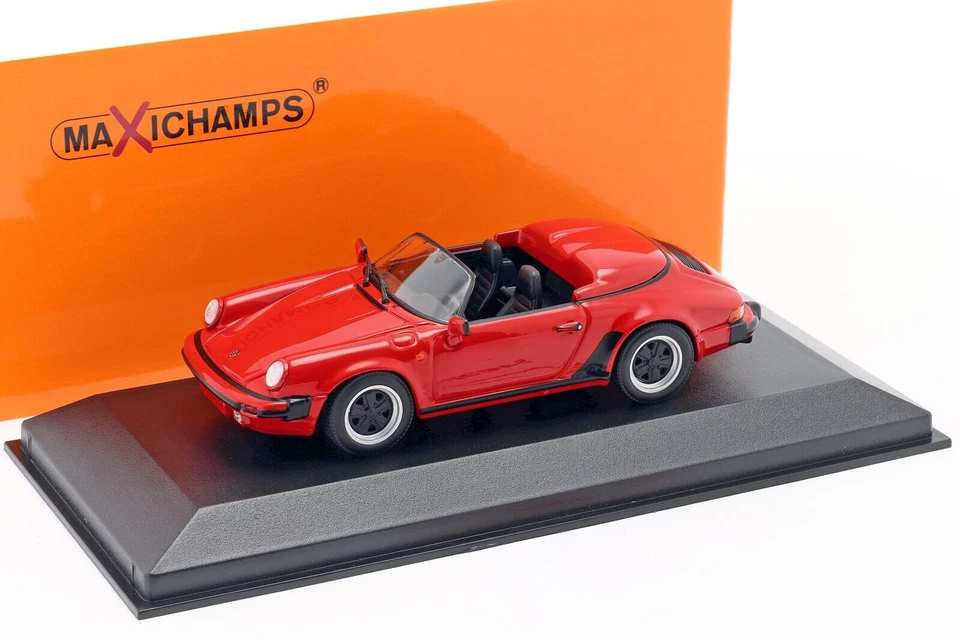 MAXICHAMPS - PORSCHE 911 Speedster aperta 1988 rossa - 1/43 - MXC940066130 - Immagine 2 di 4