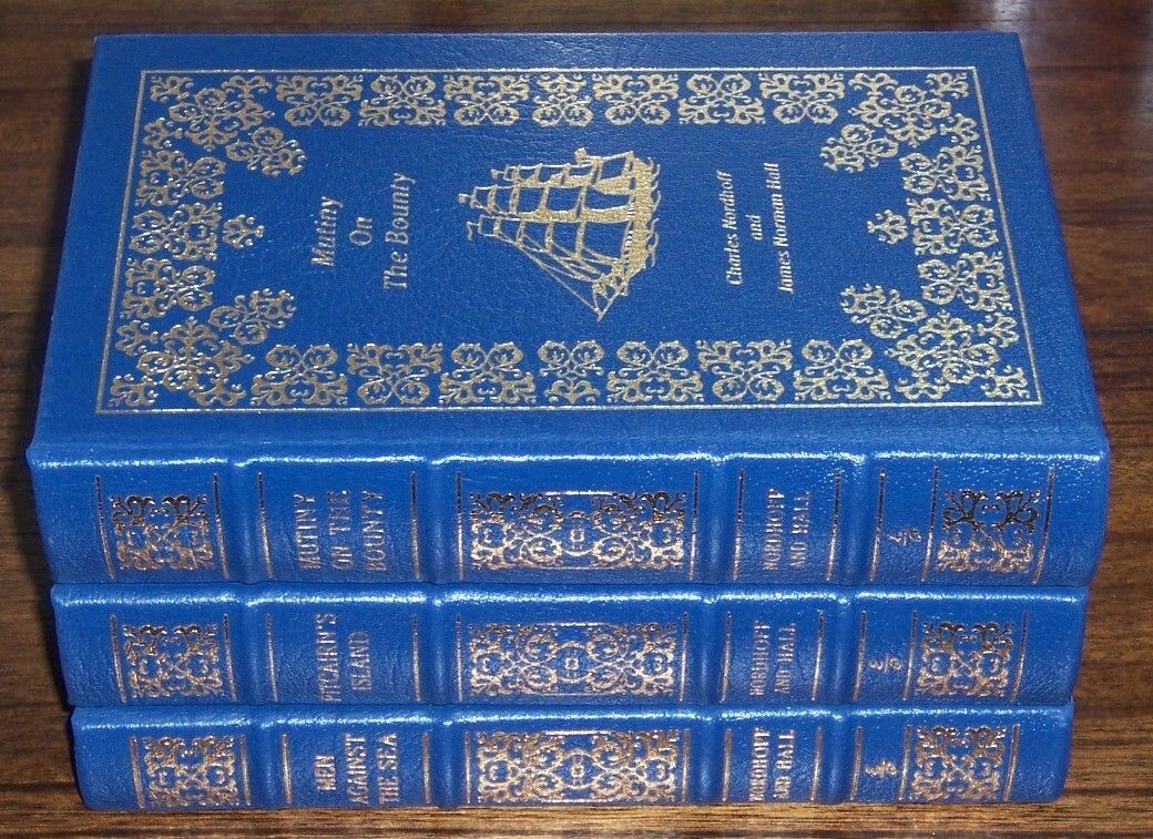 Easton Press MUTINY ON THE BOUNTY Men Against Sea Pitcairn Island