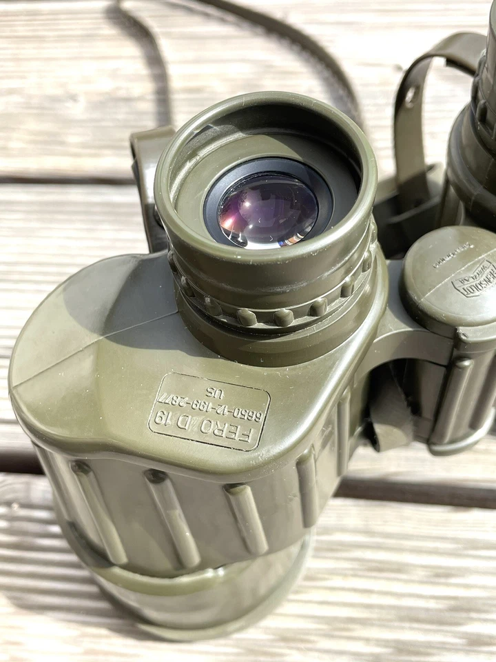 Zeiss Hensoldt binoculars Fero D19 10x50M scope German Army Bundeswehr Navy KRK - Image 4 of 4