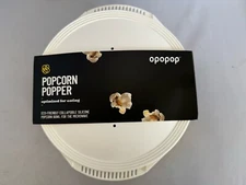 Silicone Microwave Popcorn Popper Collapsible Bowl from opopop Yellow