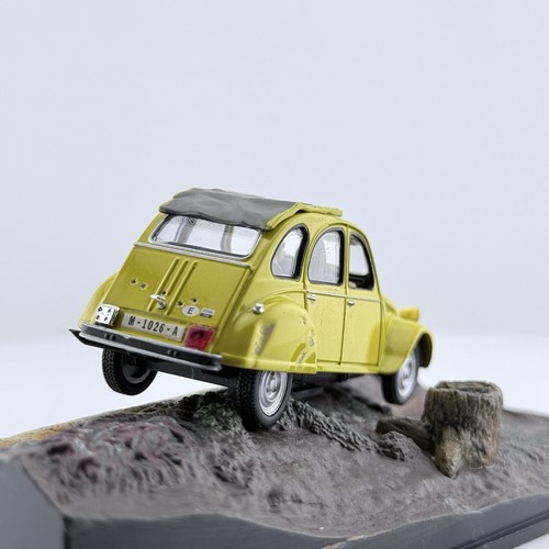 CITROEN 2CV MODEL CAR JAMES BOND FOR YOUR EYES ONLY FILM YELLOW 1:43 SCALE IXO K - Picture 8 of 18