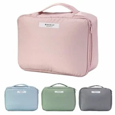 Professional Large Makeup Bag Cosmetic Case Storage Handle Organizer Travel USA