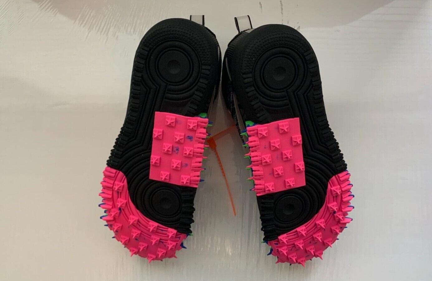 OFF WHITE X NIKE Taglia 11 Nike Air Force 1 x Off White Nero 2022