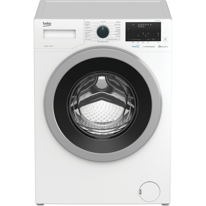 BEKO WTY101486SI-IT LAVATRICE CARICA FRONTALE 10KG 1400 GIRI VAPORE CLASSE A