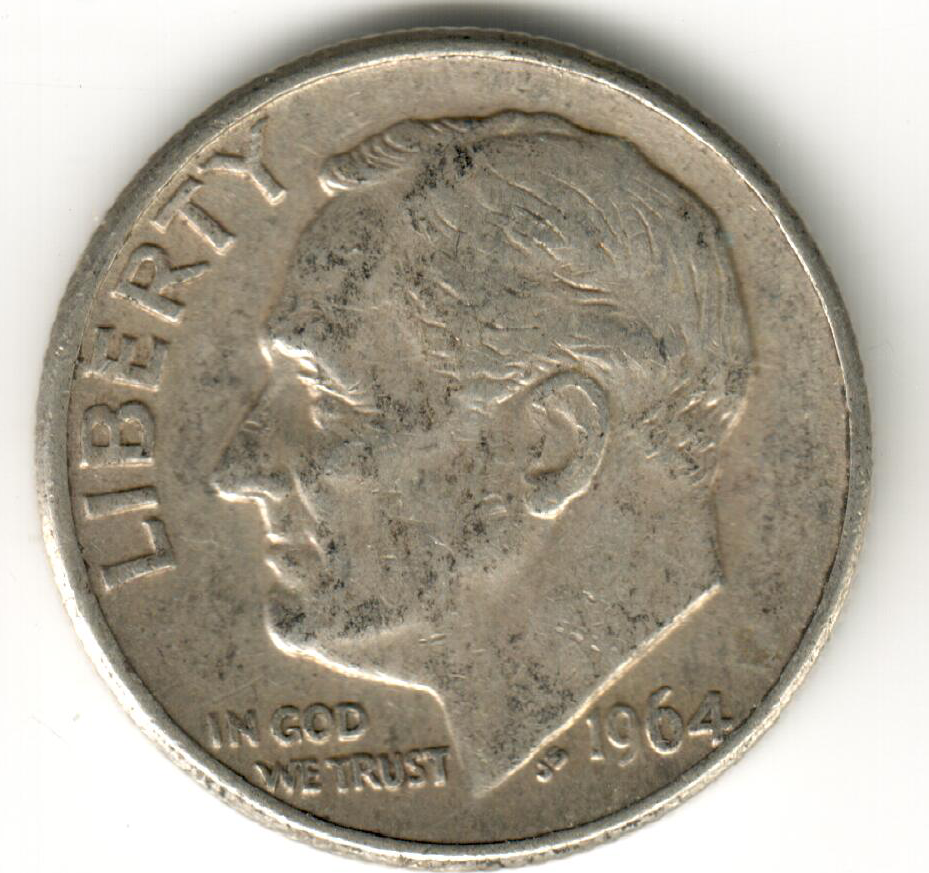 USA - 1964D - Dime - Roosevelt Silver - #13201RG | eBay