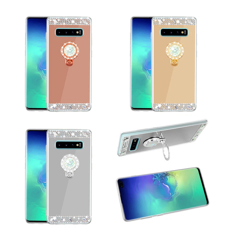 MIGNOVA Bling Glitter Diamond Mirror Case Covers For Samsung Galaxy S10 S10 Plus S10e