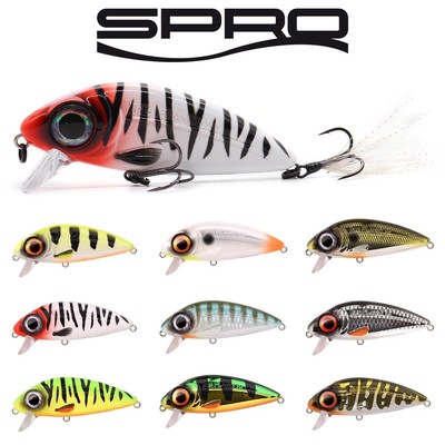 Spro Iris Flanky 75 SF Hardlure | 7,5cm 13g | Crankbait Wobbler 0,6m Tauchtiefe