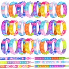 1-100 Pack Mini Fidget Toy Kids Pop Party Favours Bulk It for Classroom Bracelet