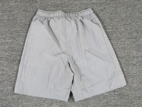 Nike Swim Trunks Boys Large Gray Pockets Nylon Solid Lined - Picture 10 of 10
