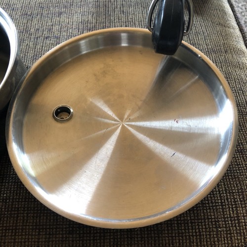 Vtg Saladmaster 3 Pc Stainless Steel 18-8" Double Boiler Pot Steamer Vapo Lid - Picture 12 of 12