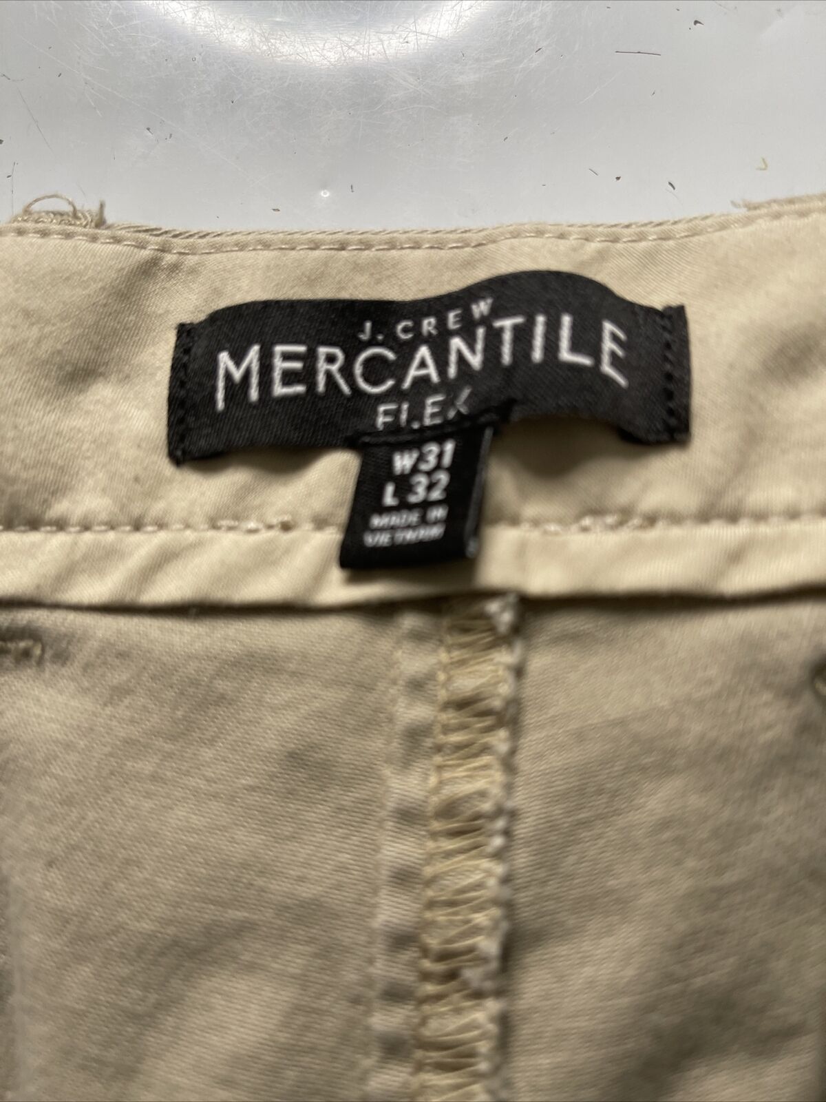 j crew mercantile flex  straight chino khaki pant… - image 5