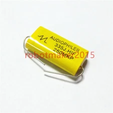 250V 1uF 105 1 uF Audiophiler Axial MKP HIFI Crossover Audio Capacitor