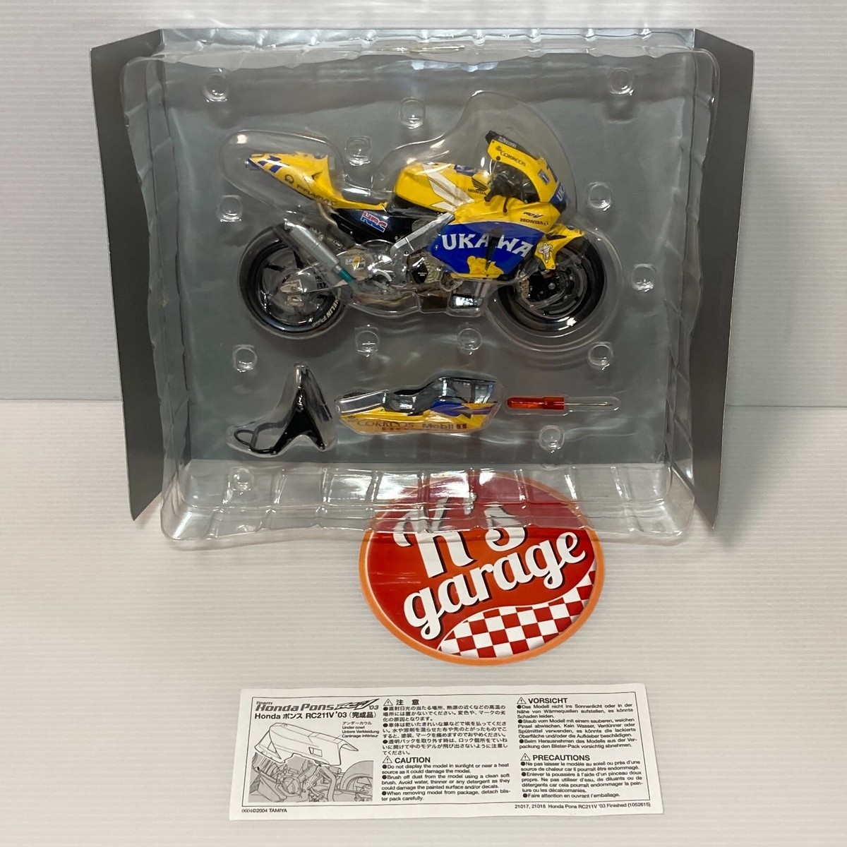 Tamiya 1/12 Honda Pons RC211V '03 2003 Ukawa Finished Model Tamiya 1/12 Honda Pons RC211V '03 2003 Ukawa Finished Model
