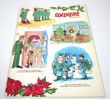 Vietnam Era Soldiers Magazine 1972 Dec Vol 27 #12 Christmas Cartoon US Army