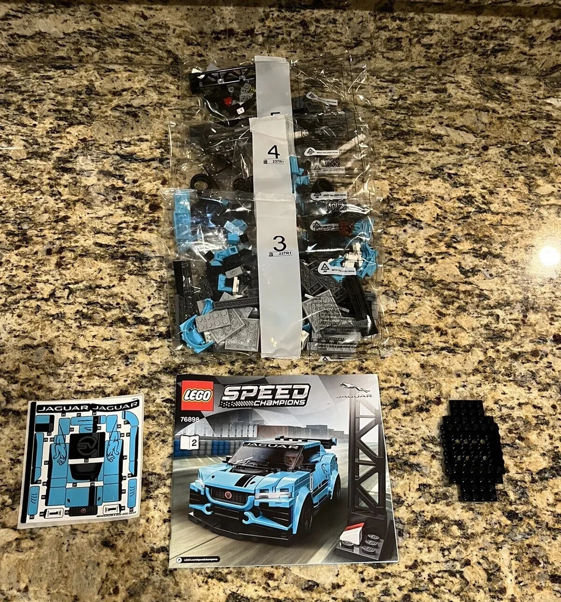 LEGO Speed Champions Jaguar I PACE eTROPHY Car Set 76898 New ONLY