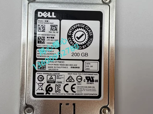 DELL 200GB 1.8" SATA SSD Y7MDD 0Y7MDD - Image 2 of 3