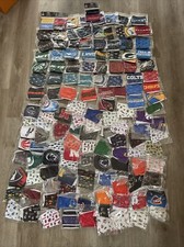 Lot Of 138 New Sealed Cloth Face Masks Licensed NFL NCAA NBA MLB Bulk Coverings