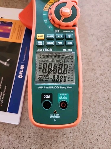 Extech MA1500 True RMS AC/DC Clamp Meter- NEW IN BOX - Picture 5 of 5