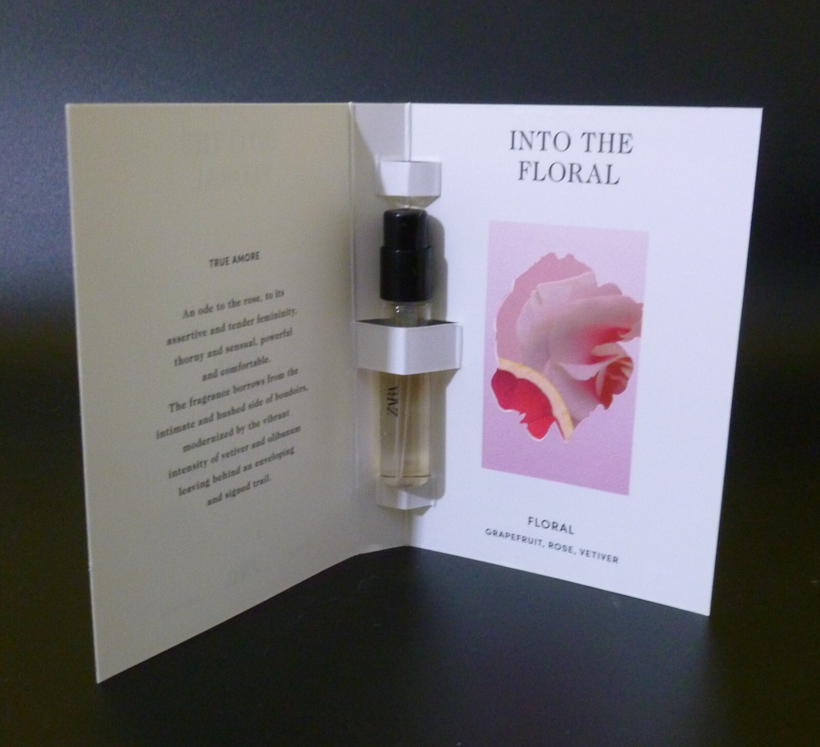 Zara ~ True Amore ~ Eau De Parfum 0.07oz / 2ml ~ Women's Perfume ~ Mini ~ New