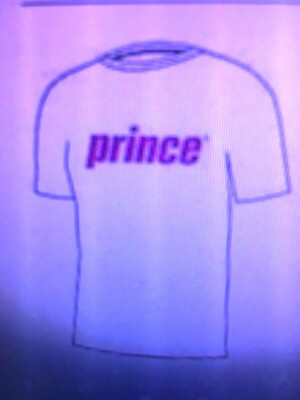 Prince JR T-Shirt TENNIS SKYLINE Gr: 140 ( Kids 09-10Jh.) white UVP 27,95  