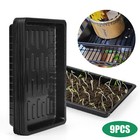 9pcs Seed Starting Trays, Plant Flats Growing Trays Seed Flats No Holes