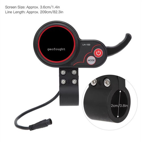 E-Scooter Parts MS668/QSS4/LH-100 5pin Connector Finger Throttle Display - Picture 11 of 11