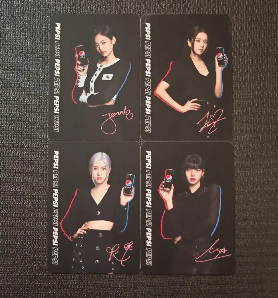 New Blackpink Pepsi Official Limited Edition Photocards