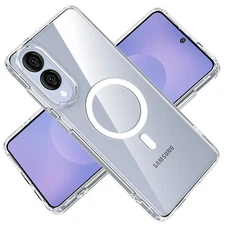 For Samsung Galaxy S25 Edge Case Clear Shockproof Bumper Slim Magnetic Cover