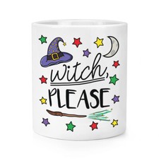 Witch Please Makeup Brush Pencil Pot Funny Joke Magical