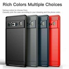 For Google Pixel 10 9A 8A 7 6 5 4 3 Shockproof Slim Carbon Fiber Soft Phone Case