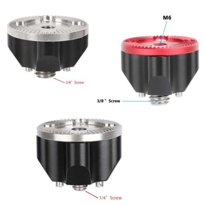 ARRI Rosette to 3/8''-16 & 1/4''-20 Anti-Twist Screw Adapter for DSLR Camera Rig