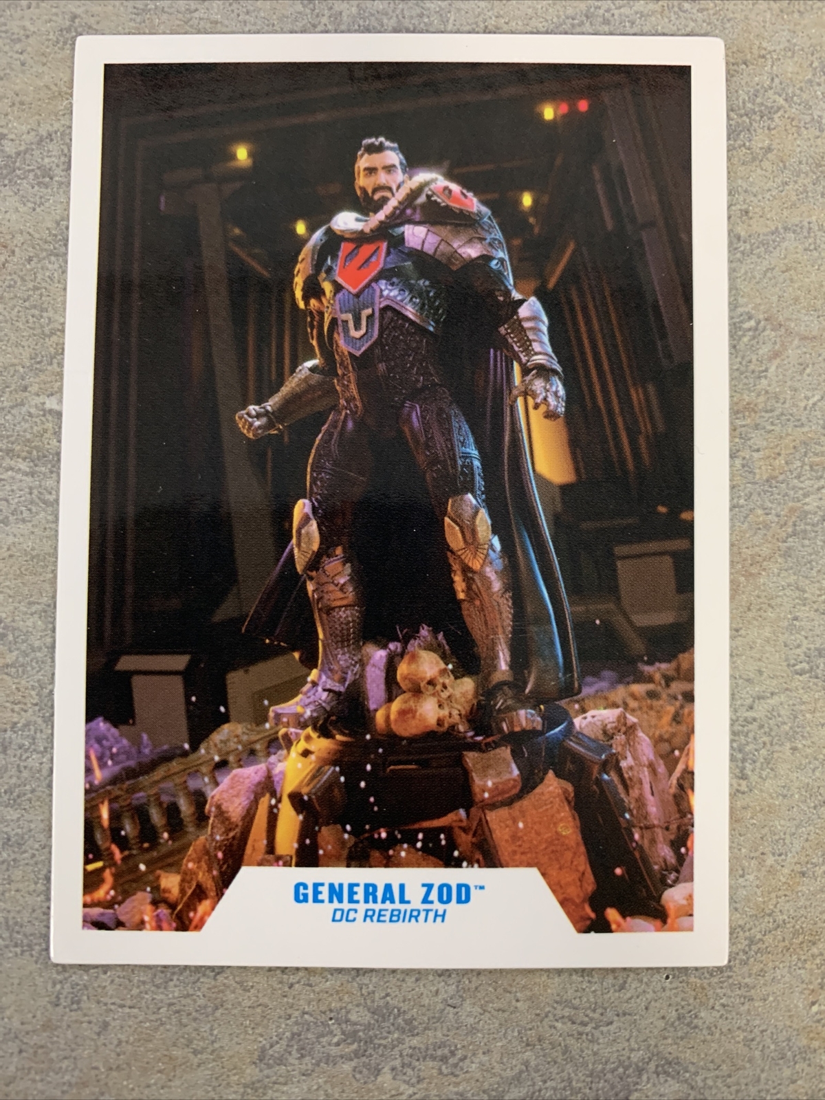 Dc McFarlane Dc Rebirth General Zod (Card Only) Superman | eBay