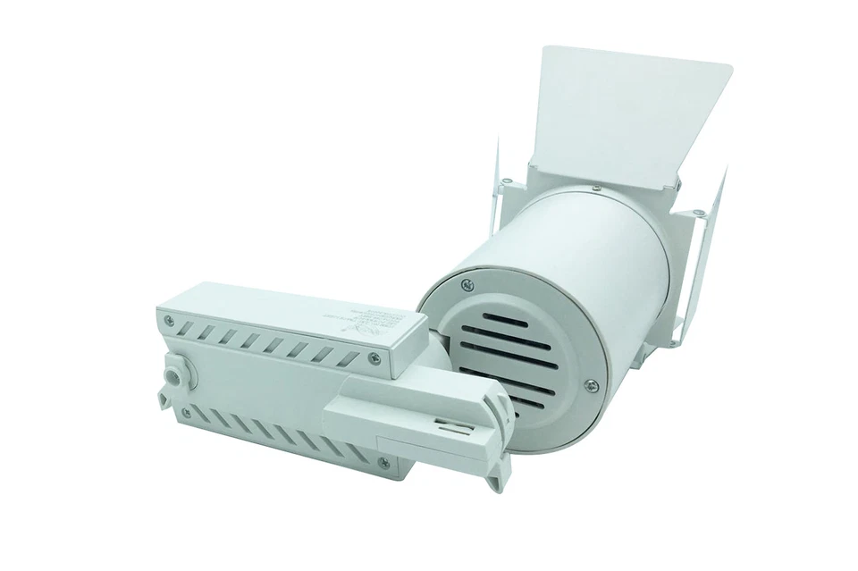 Faro led cob scivolamento manuale binario orientabile 30 w  luce calda MLL DR - Immagine 2 di 3