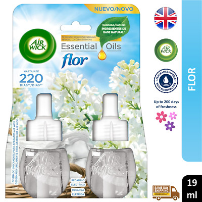 Air Wick Plug In Refill Twin Oil Home Lufterfrischer Flor Duft 19ml