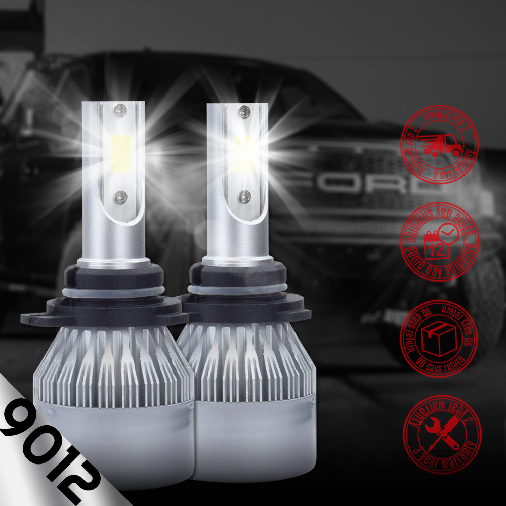XENTEC 9012 LED Headlight Bulbs – 6000K Hyper White For Chrysler 200/300 (2011-15)