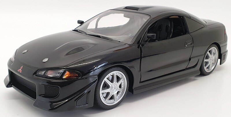 1995 MITSUBISHI Eclipse Black 1/18 Diecast Model Car by