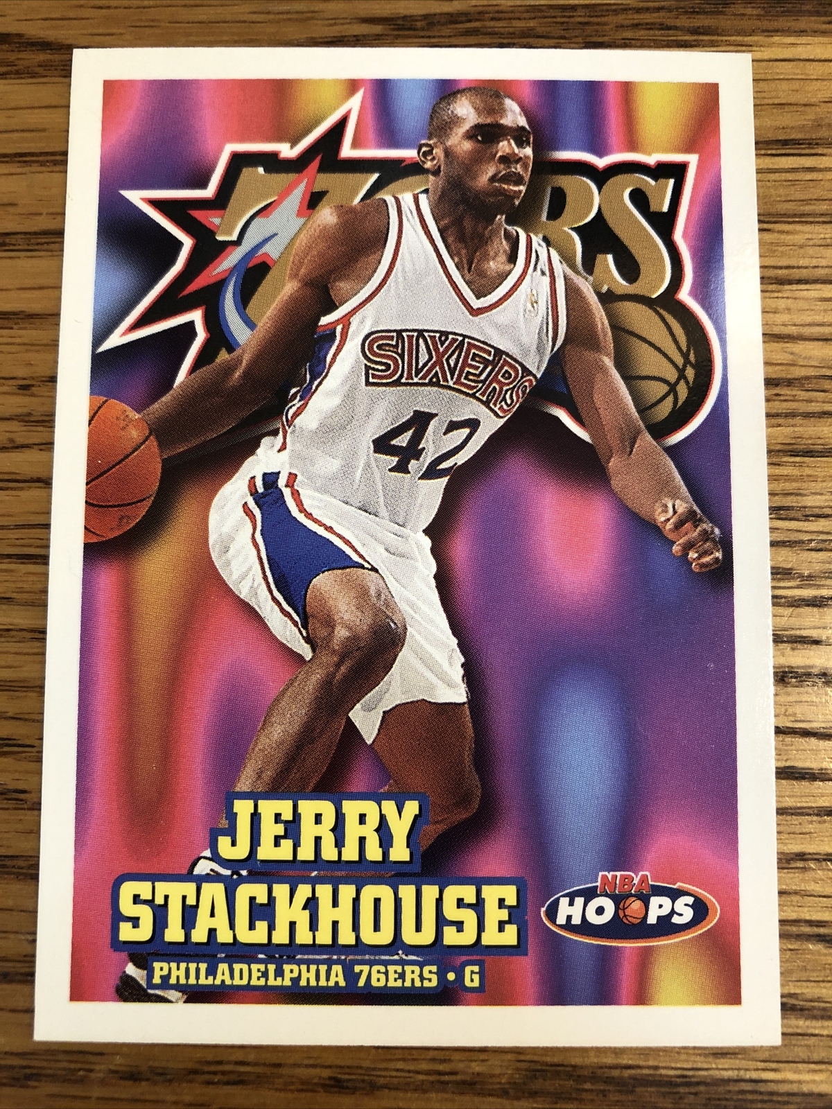 Jerry Stackhouse 1997-98 NBA Hoops 76ers #116   *A506*