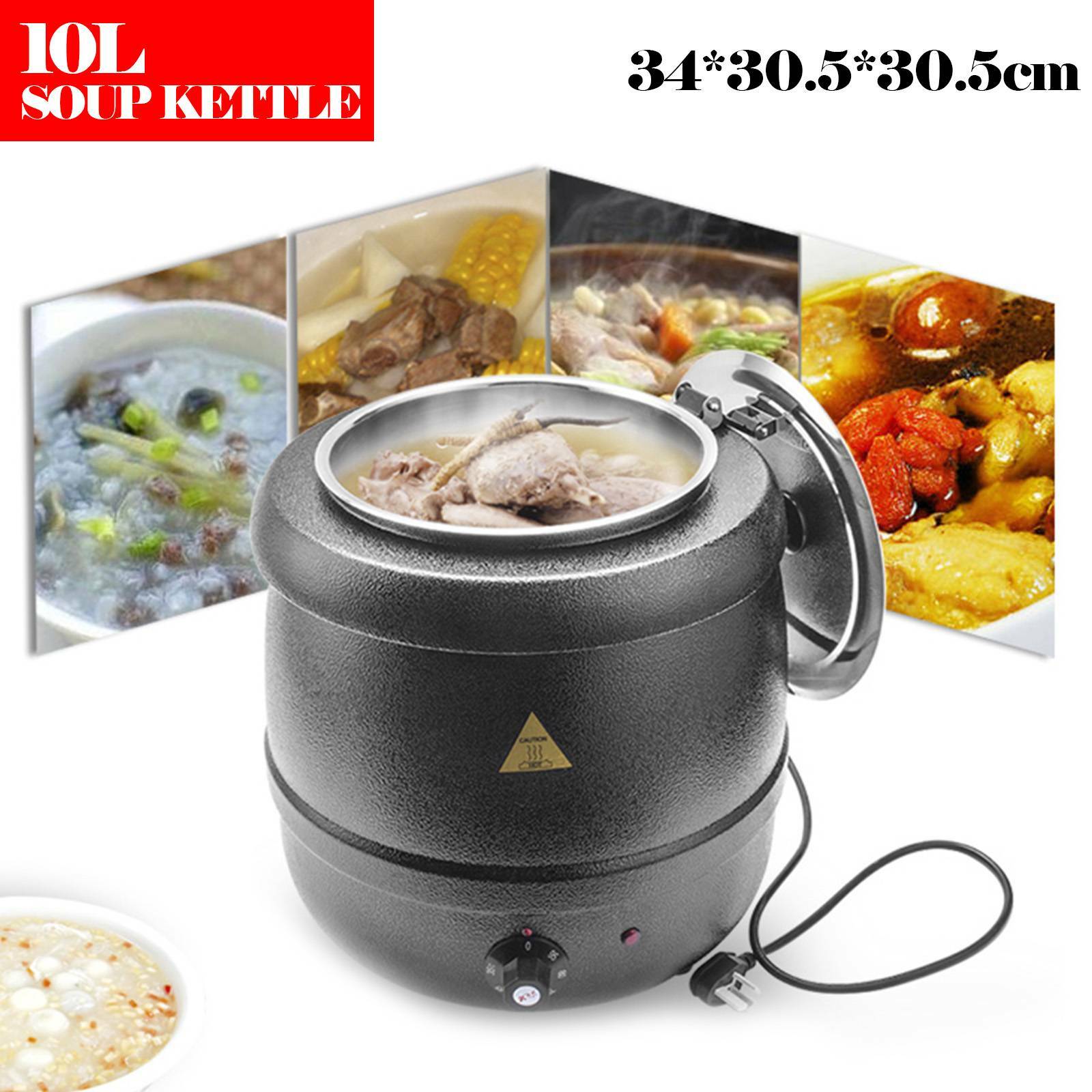 Catering Soup Kettle Gravy Pot Warmer Zodiac Sunnex Electric Soup Kettle 10 L