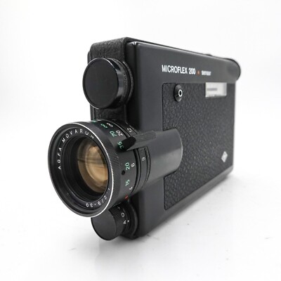 Agfa Microflex 200 sensor / Super8 / Vintage-Kamera 60er Jahre / mit Tasche