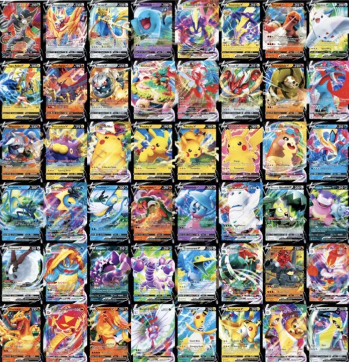 Pokémon Card Lot 100 AUTHENTIC POKÉMON CARDS w/GX EX HYPER MEGA V VMAX FULL  ART!