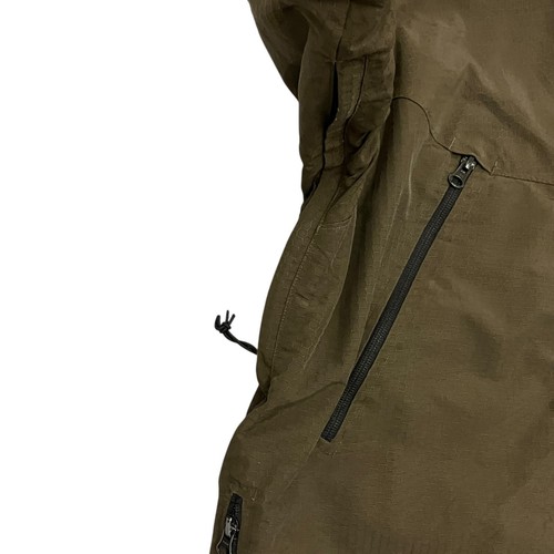 Carhartt Fellow Jacket Hooded Khaki Mens M Fleece Lined Full Zip - Picture 6 of 17