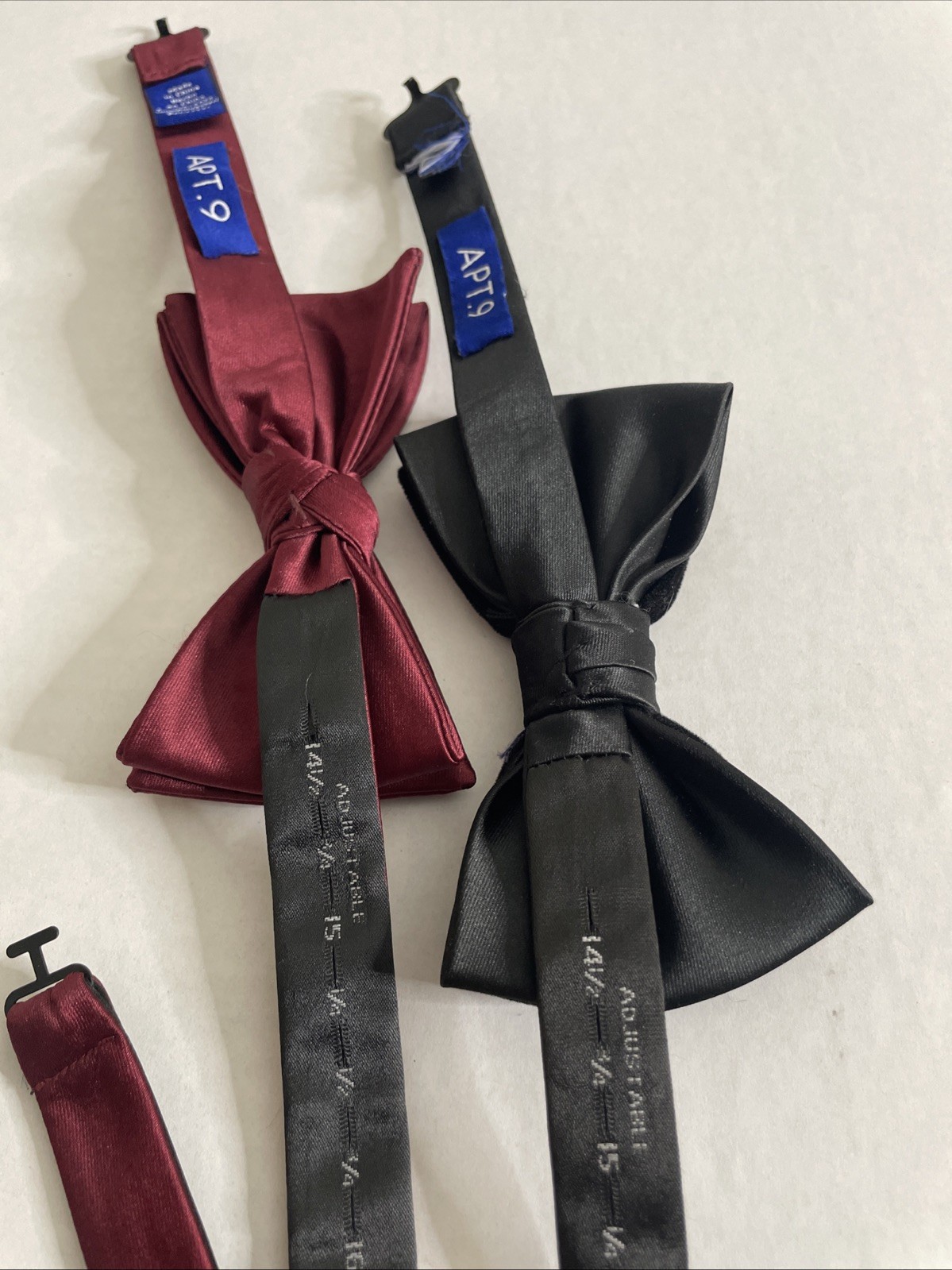 2 APT.9 Bow Tie Solid, Adjustable Wide Pre Tied F… - image 7