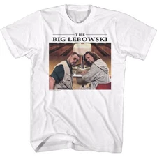The Big Lebowski Simple Dudes White Adult T-Shirt