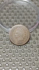 1865 Fancy 5 Indian Head Cent Penny Original G Good                         D347