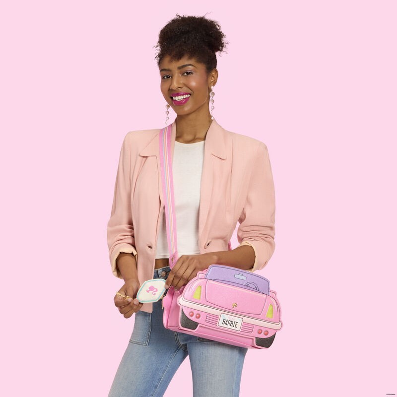 Loungefly Barbie Corvette Car Light-Up Crossbody Bag with  display picture 2